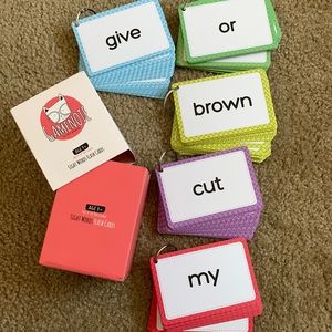 Sight words flash cards